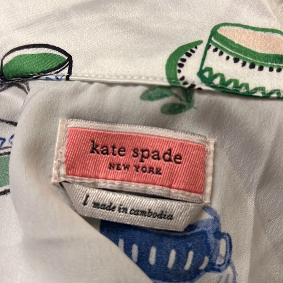Kate Spade pajama top !!! FIRM - Picture 3 of 4